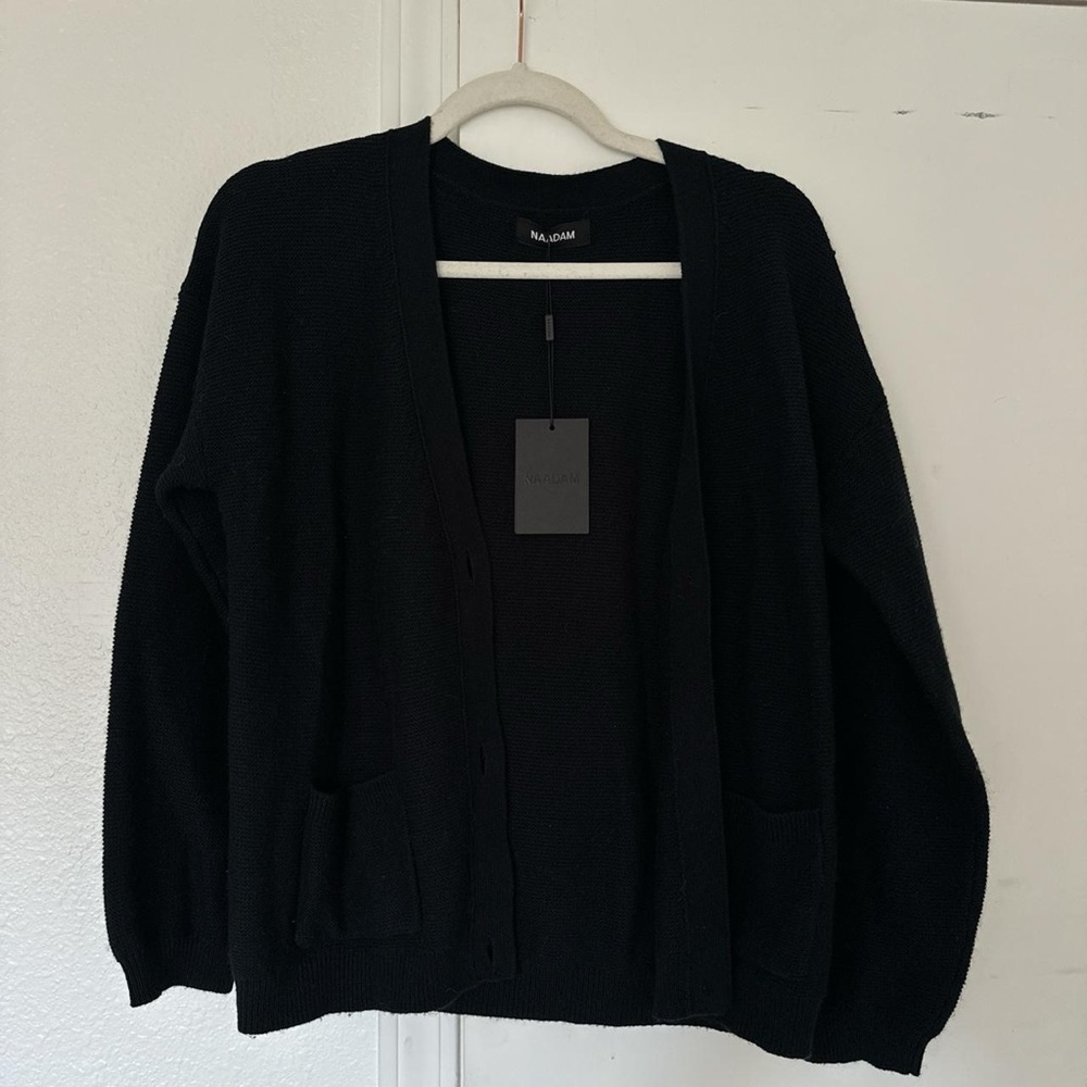 Naadam Balloon Sleeve Cardigan